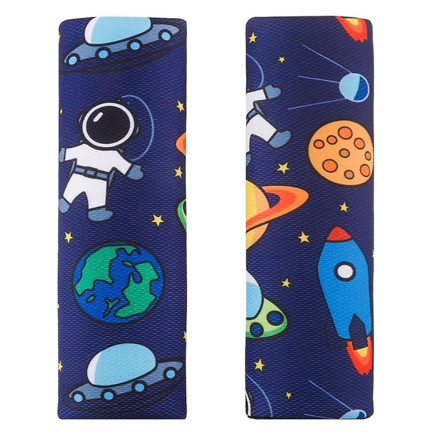 Copri Cintura Di Sicurezza Auto Per Bambini, 2 Pezzi, Imbottitura Per Cintura Di Sicurezza, Ideale Come Cuscino Supporto Per La Testa,Traspirante E Delicato Sulla Pelle,Per Tutte Le Stagioni