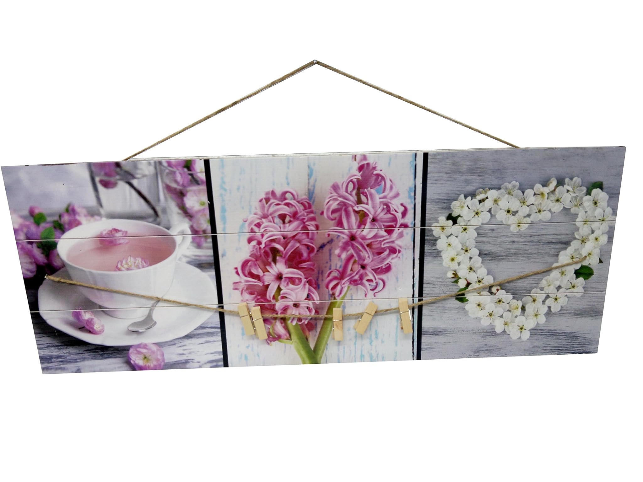 DRW Set 2 Quadri Alberi Tonalità Terre 120x60cm