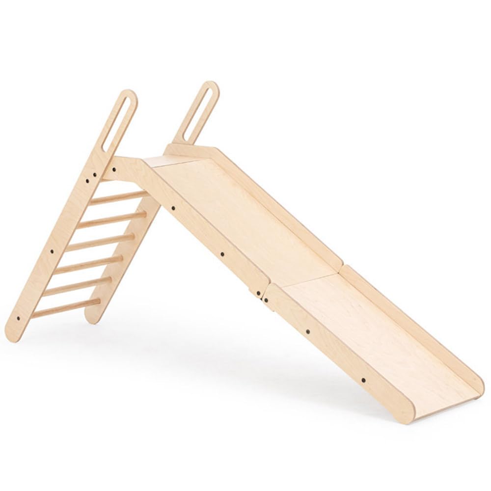 Mamatoyz 13SLDNAT - Scivolo e Triangolo di Pikler SlideMe