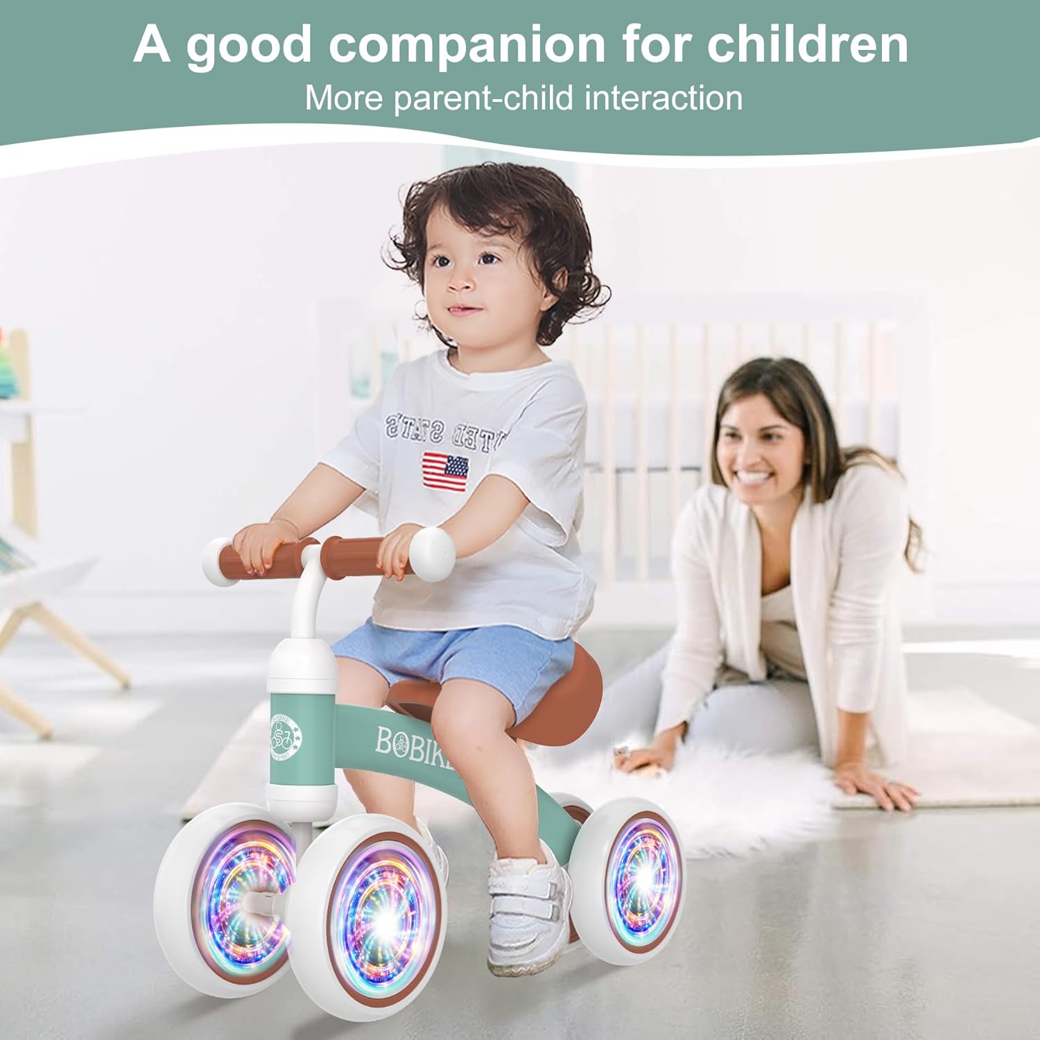 Mhcylion Bicicletta Senza Pedali per 1-2 Anni - immagine 2