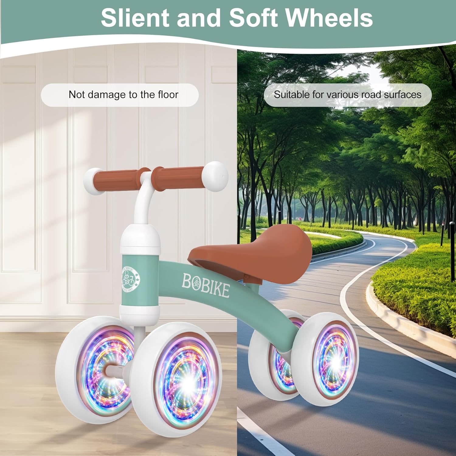 Mhcylion Bicicletta Senza Pedali per 1-2 Anni - immagine 5