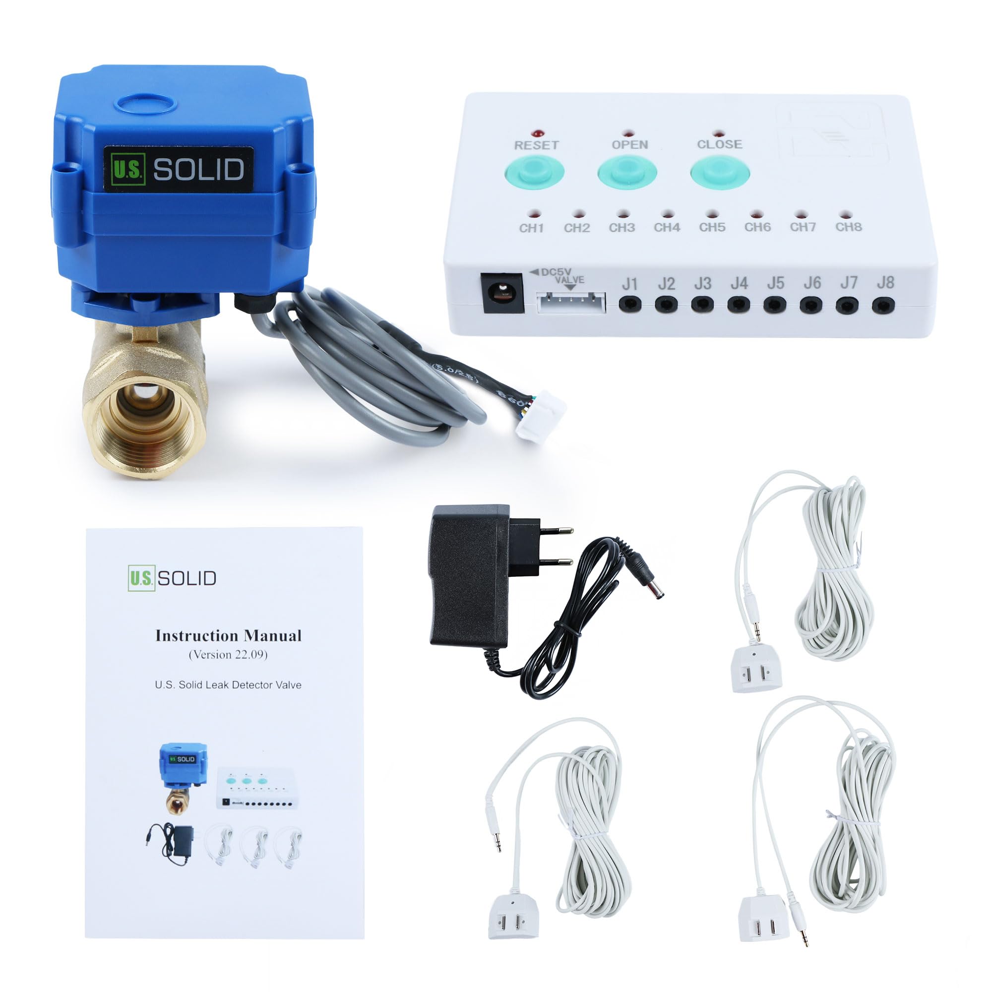 U.S. Solid Rilevatore di Perdite d'Acqua con Valvola 3/4"