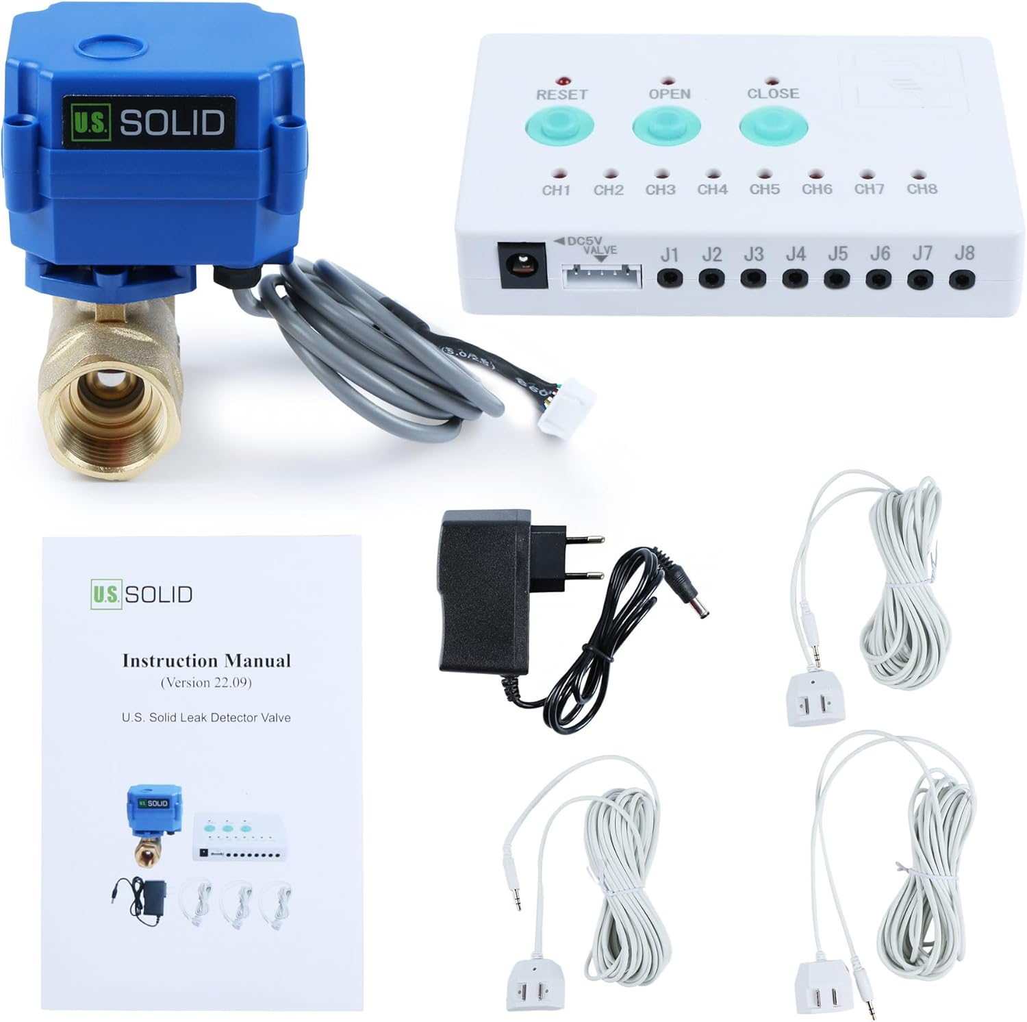 U.S. Solid Rilevatore di Perdite d'Acqua con Valvola 3/4" - immagine 1