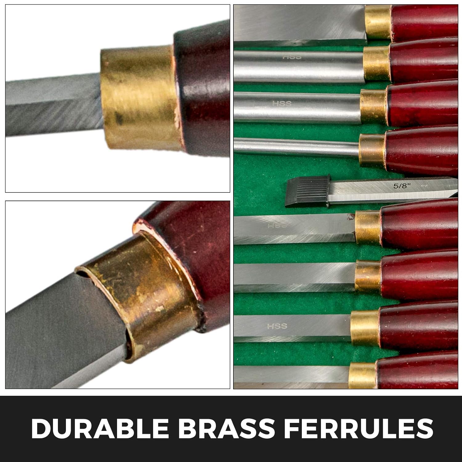 Vevor Set di Scalpelli per Legno 8 Pezzi - immagine 4