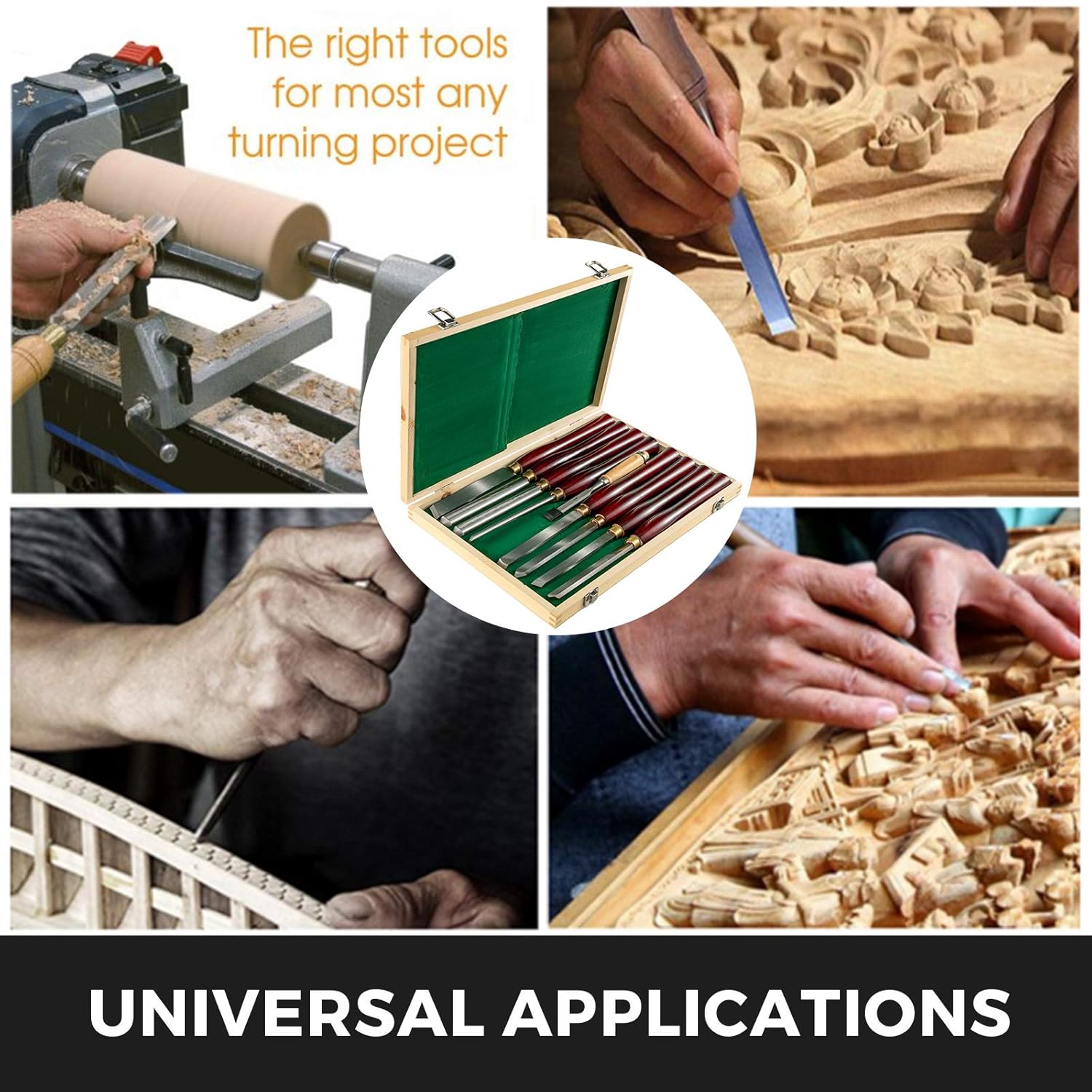 Vevor Set di Scalpelli per Legno 8 Pezzi - immagine 6