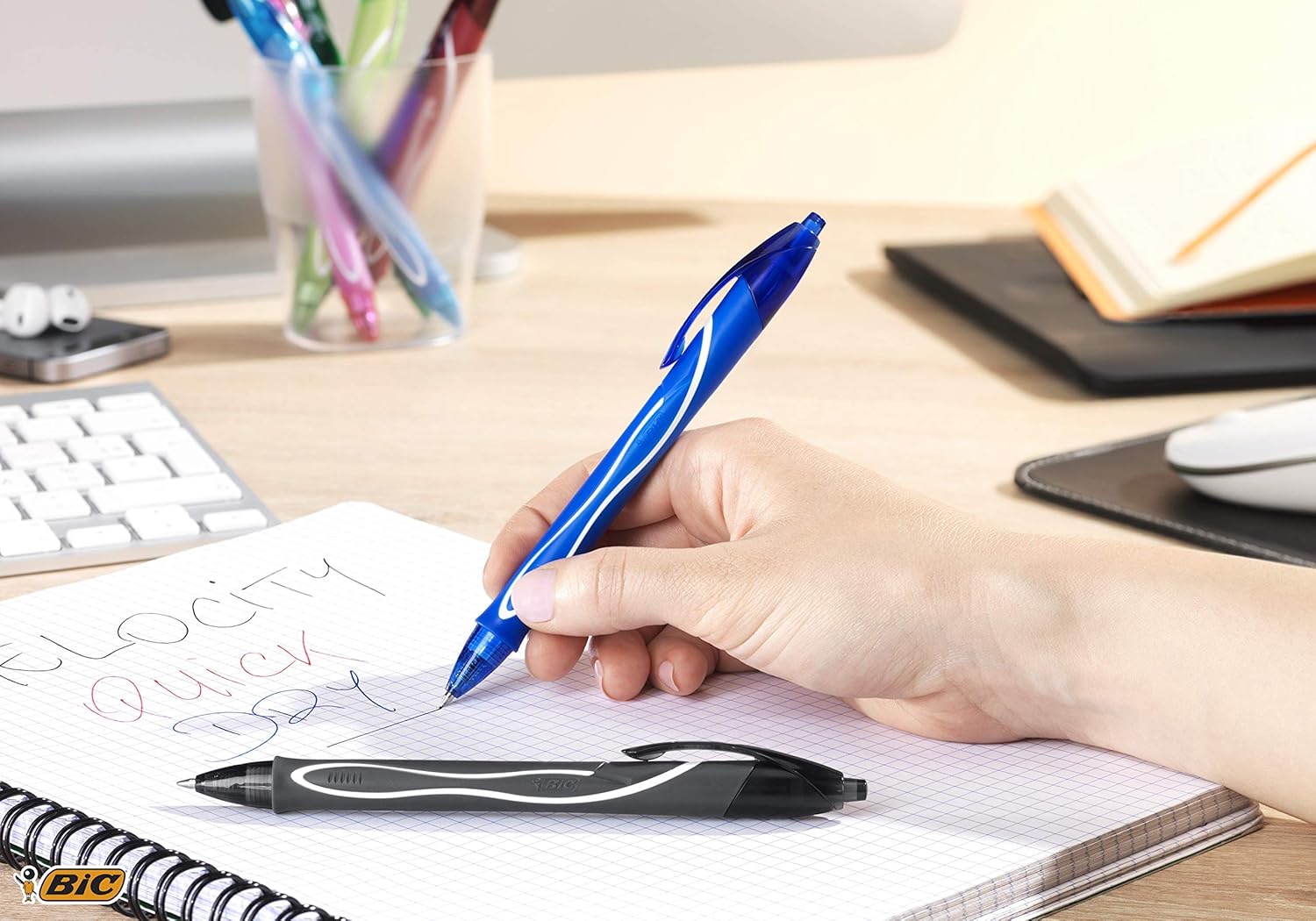 Bic Intensity Quick Dry - Penne Gel 0,7mm, 13 Unità - immagine 2