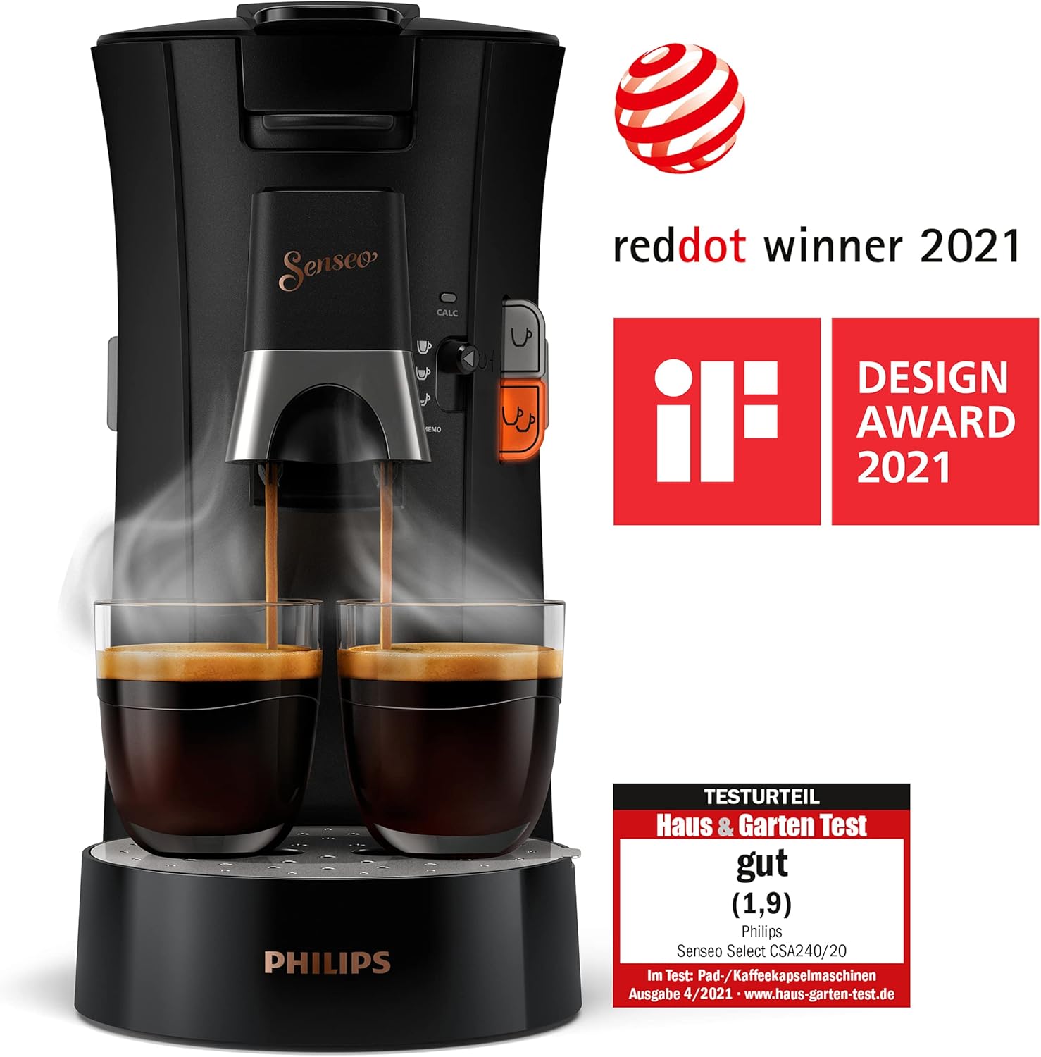 Philips Senseo Select CSA240/60 - Macchina per Cialde Caffè - immagine 2
