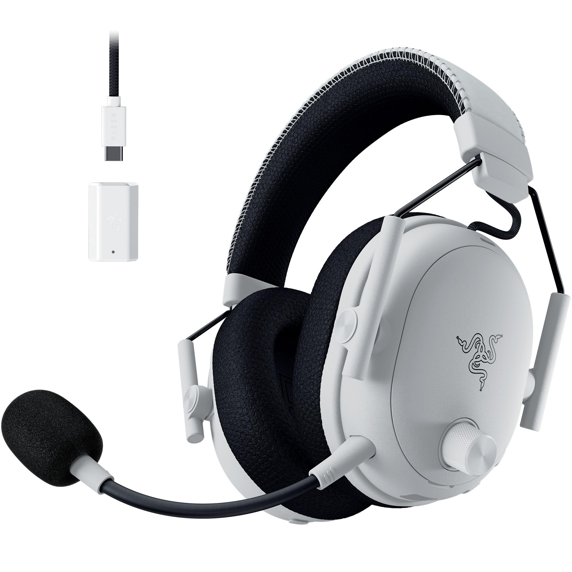 Razer BlackShark V3 Pro - Cuffie Wireless ANC da Esport, Bianco