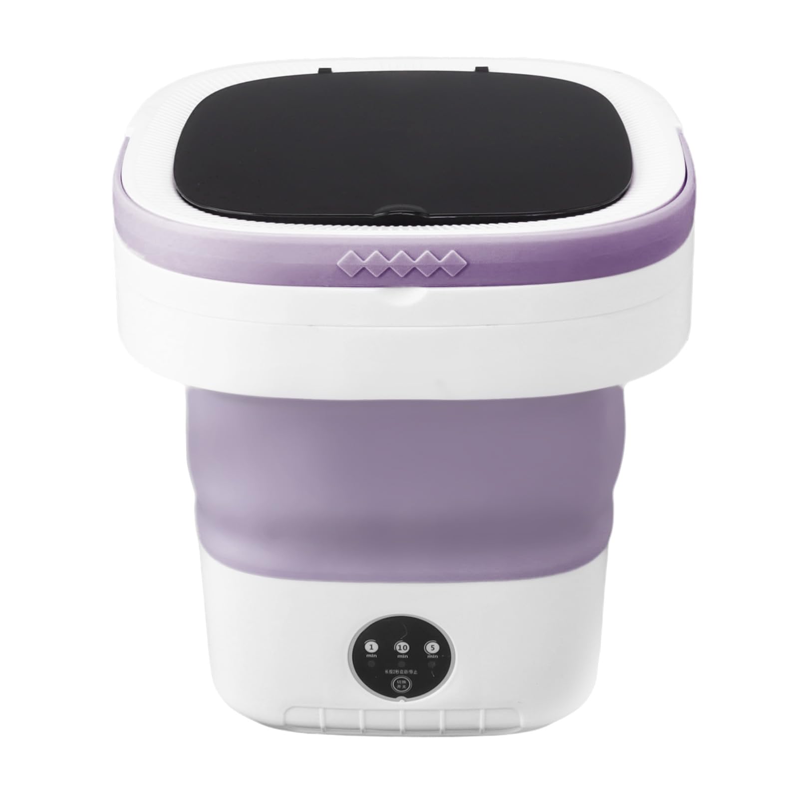 Focket Mini Lavatrice Portatile Pieghevole 7,5L, Viola