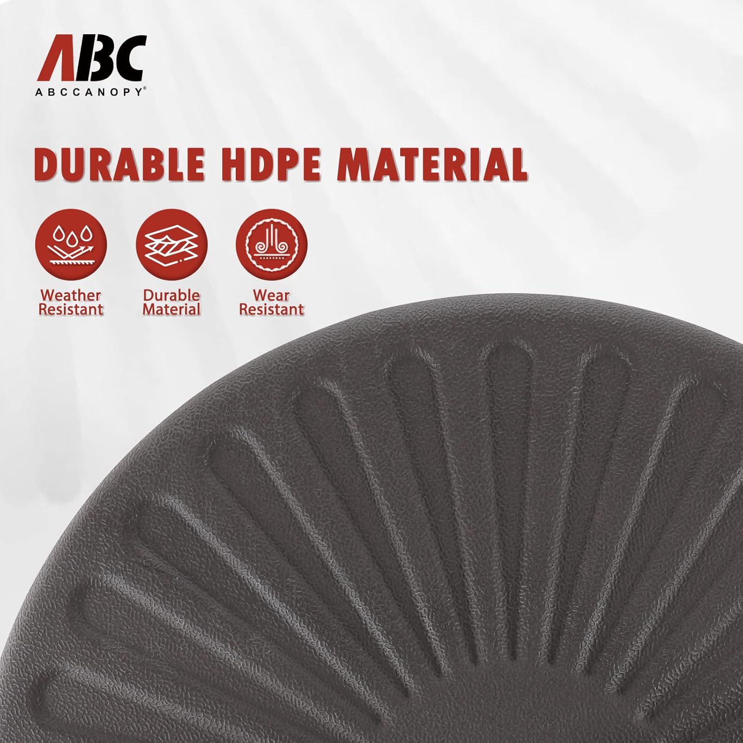 Abccanopy Base per Ombrellone da Patio 9,1kg, Marrone - immagine 3