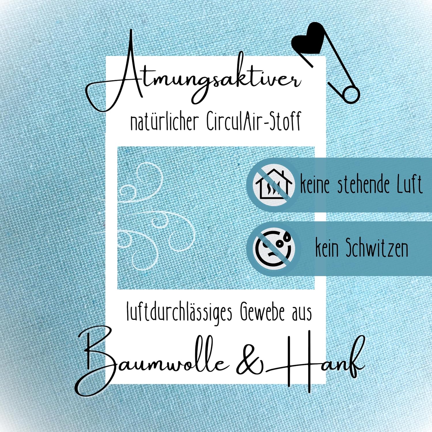 Tenda da Gioco Originale per Bambini in Cotone e Canapa, Blu Cielo - immagine 3