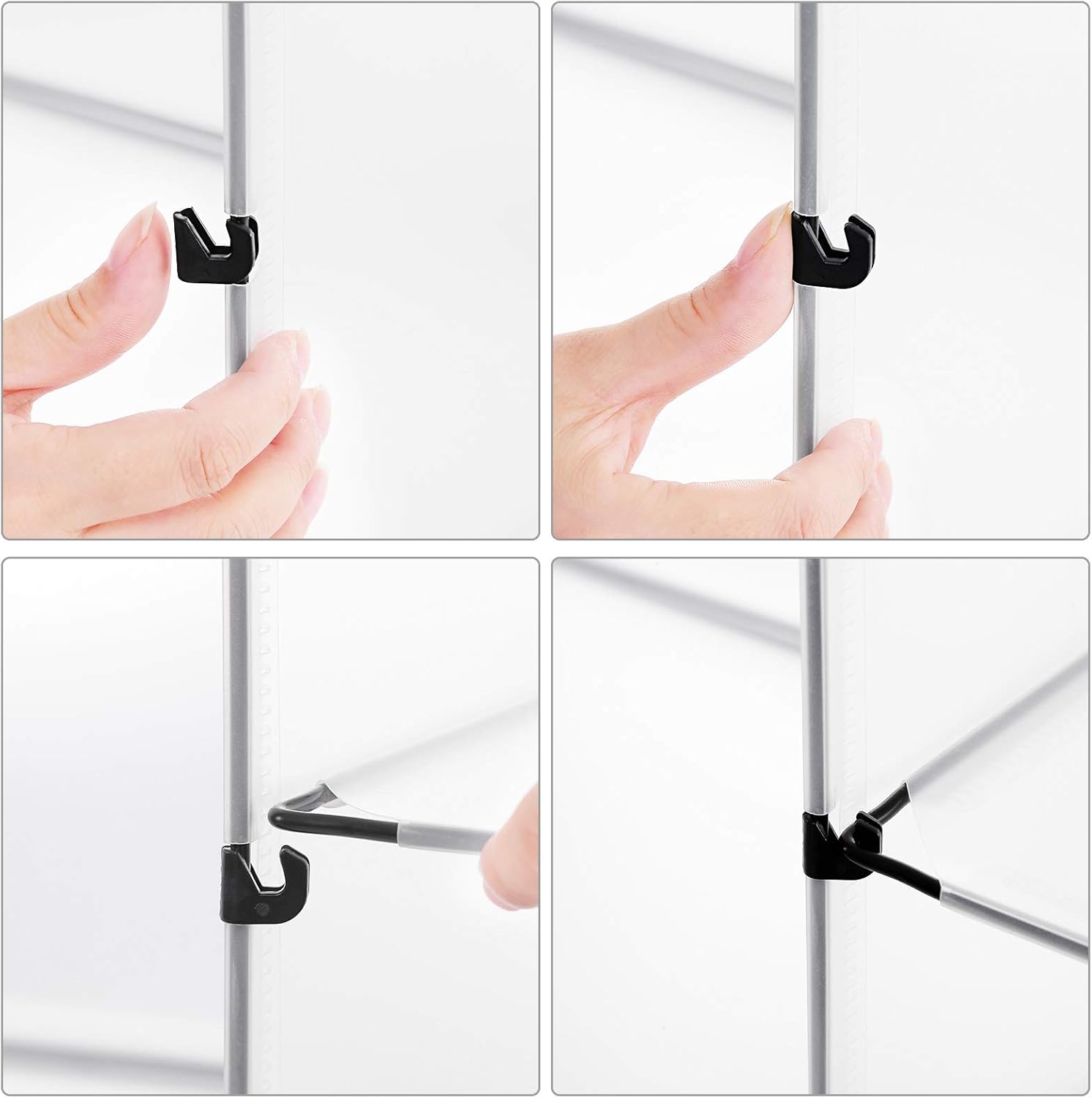 Songmics Portaoggetti a Cubi con Ante, Bianco LPC502W - immagine 5