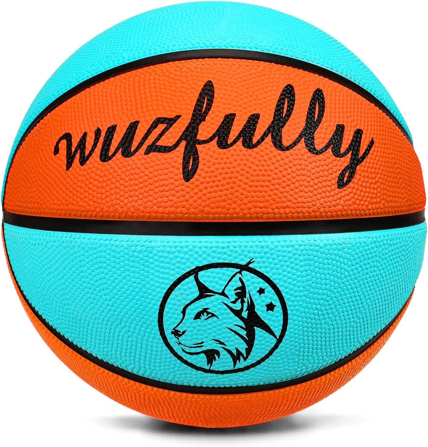 Wuzfully Palla da Basket Outdoor Ufficiale Taglia 5 Palla da Basket per Bambini e Adulti