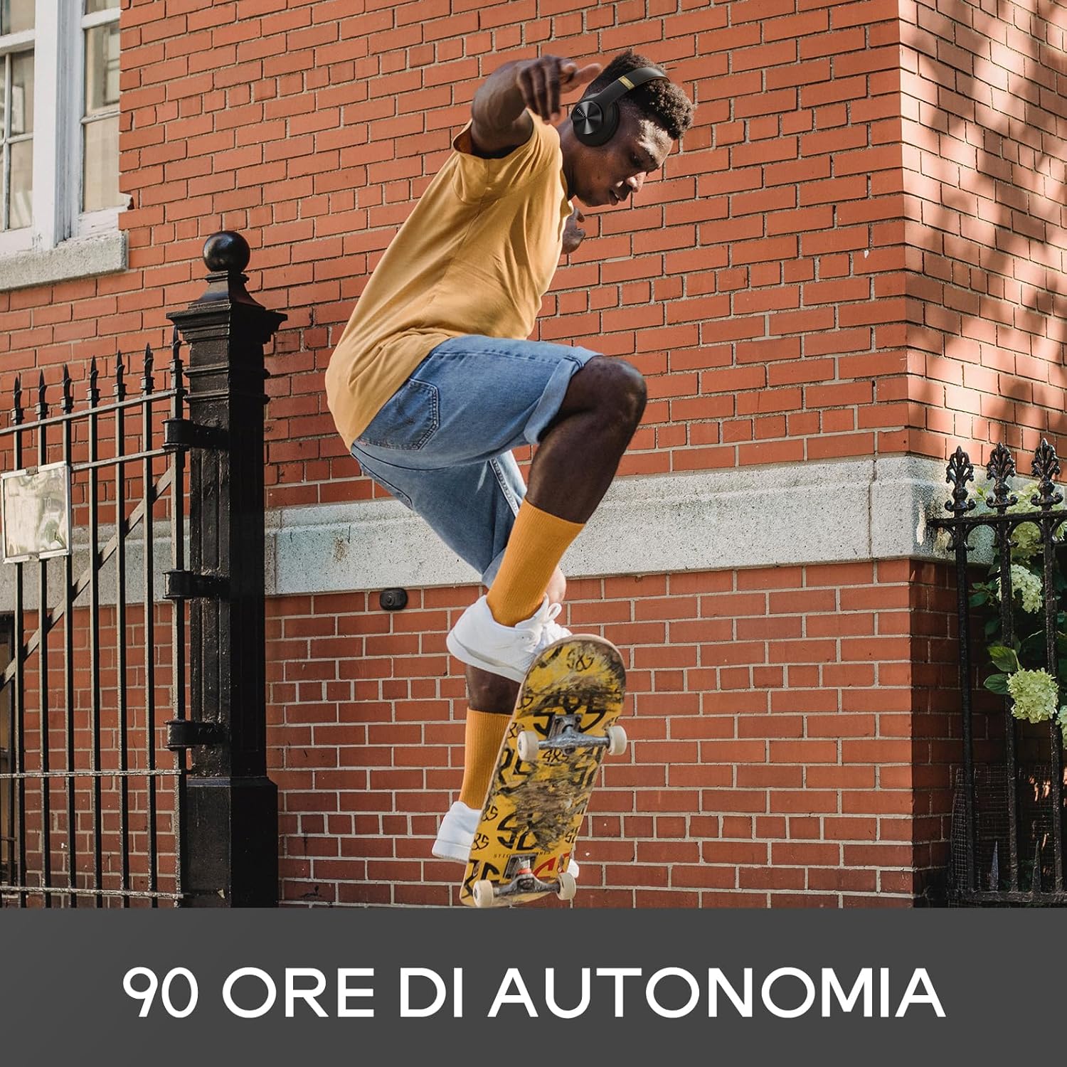 Doqaus Cuffie Bluetooth Wireless Over Ear 90h - immagine 2