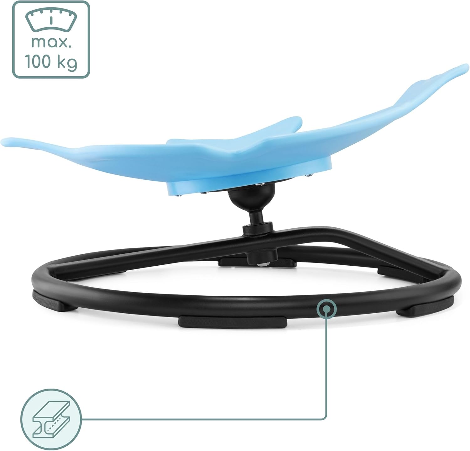 Mamabrum Mini Giostra per Bambini Pesce - Blu - immagine 5