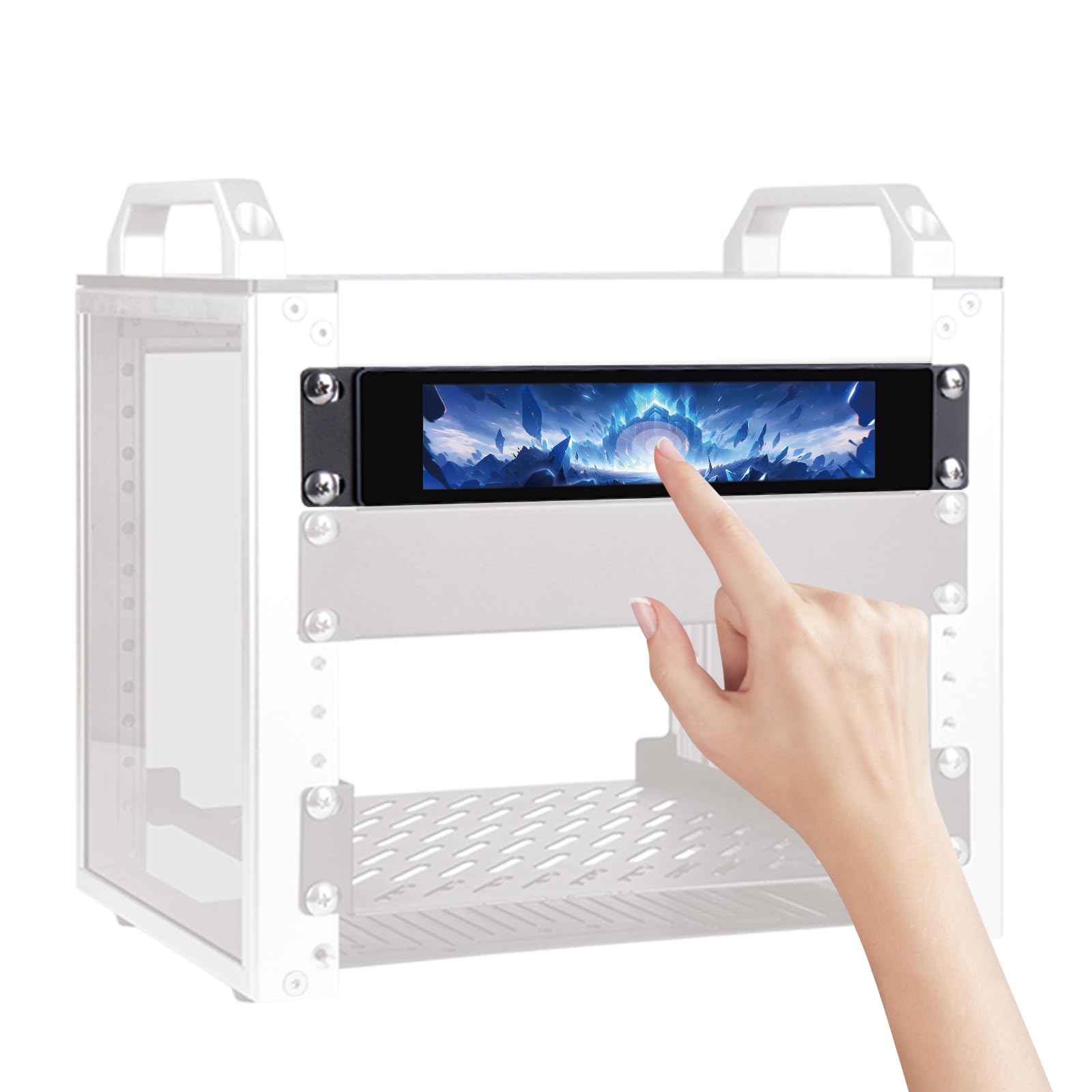 Geeekpi Monitor LCD Touch Screen 7 pollici 1424x280