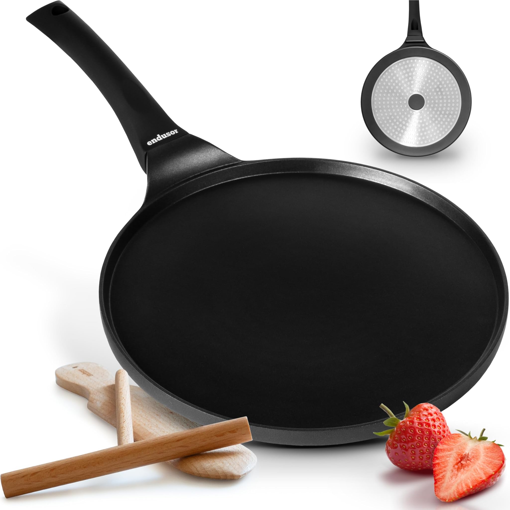 Padella Crepes Induzione 26cm Antiaderente Triplo