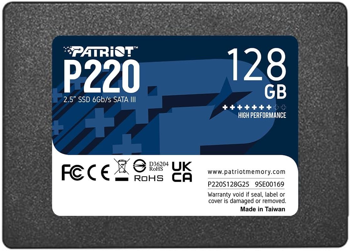 SSD Unità a Stato Solido SATA 3 2.5" Interno Patriot P220 128GB - immagine 1