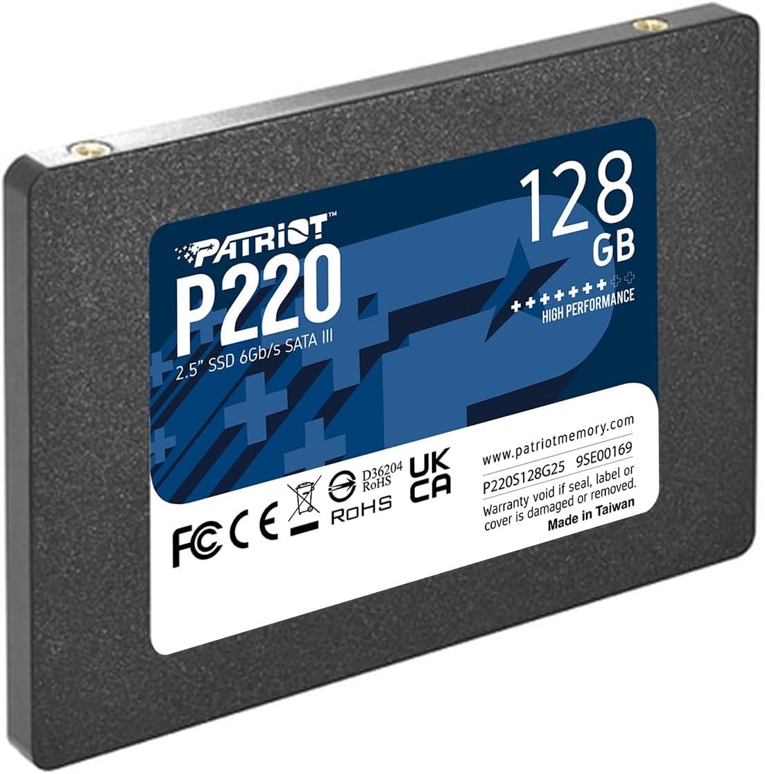 SSD Unità a Stato Solido SATA 3 2.5" Interno Patriot P220 128GB - immagine 2