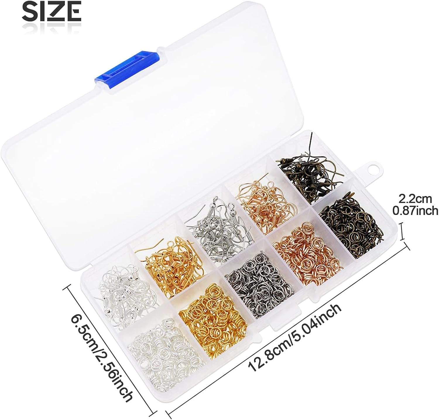 Redamancy 1150 Pezzi Kit per Fare Orecchini - immagine 2