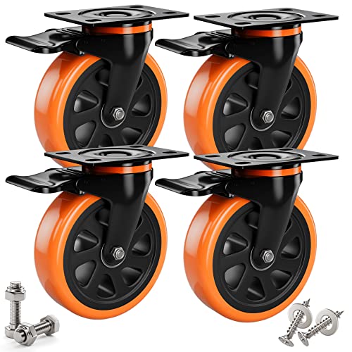 Ruote di Carico Pesanti φ125mm con Freni