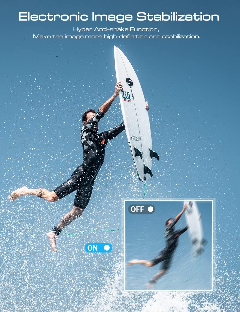 Action Cam WiFi 4K/60fps 24MP con Touch Screen - immagine 4