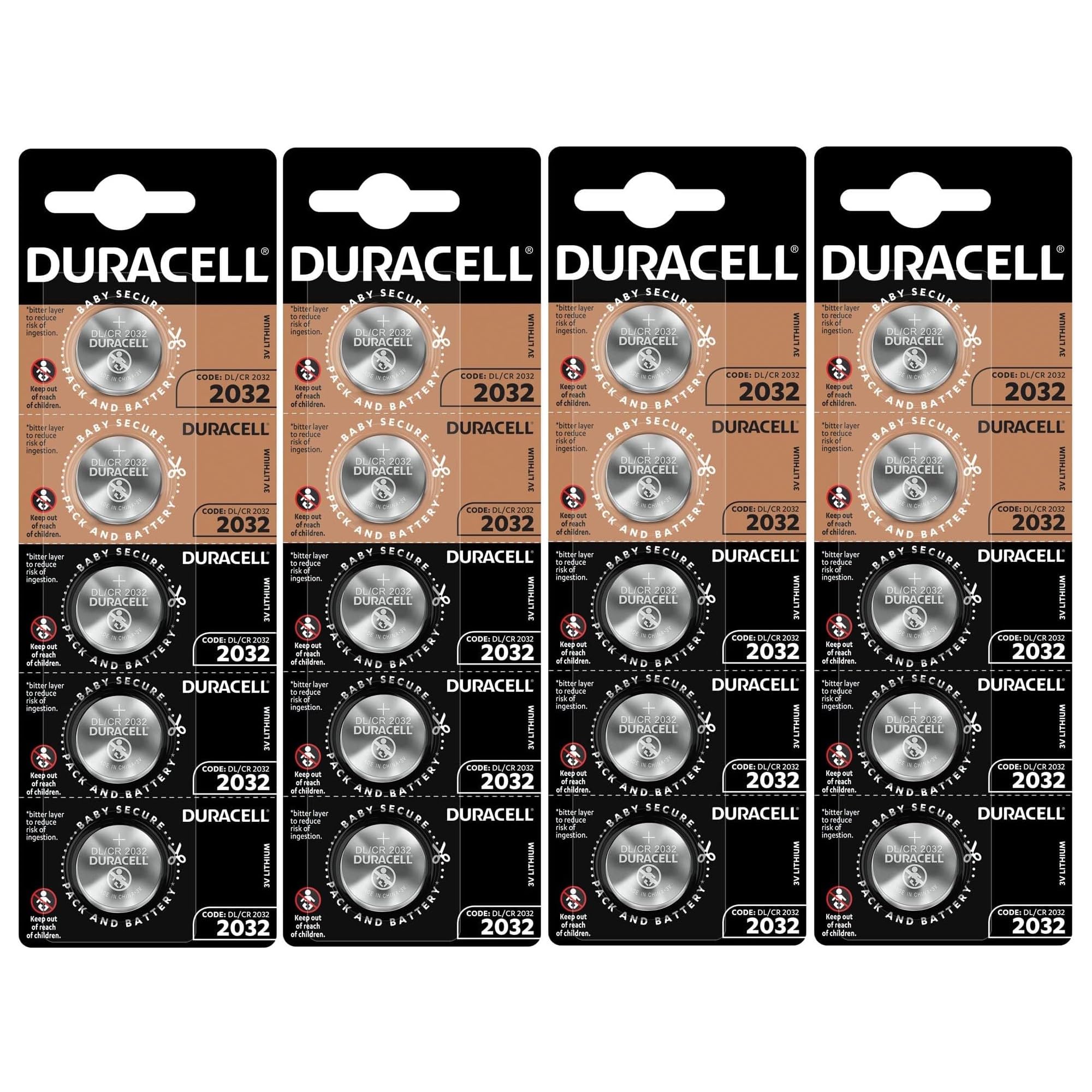Duracell CR2032 - Batteria a Bottone al Litio 3V (20 pz)