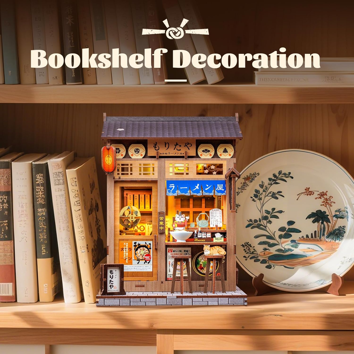 Fsolis Book Nook Kit - Casa delle Bambole Morita-Ya - immagine 2