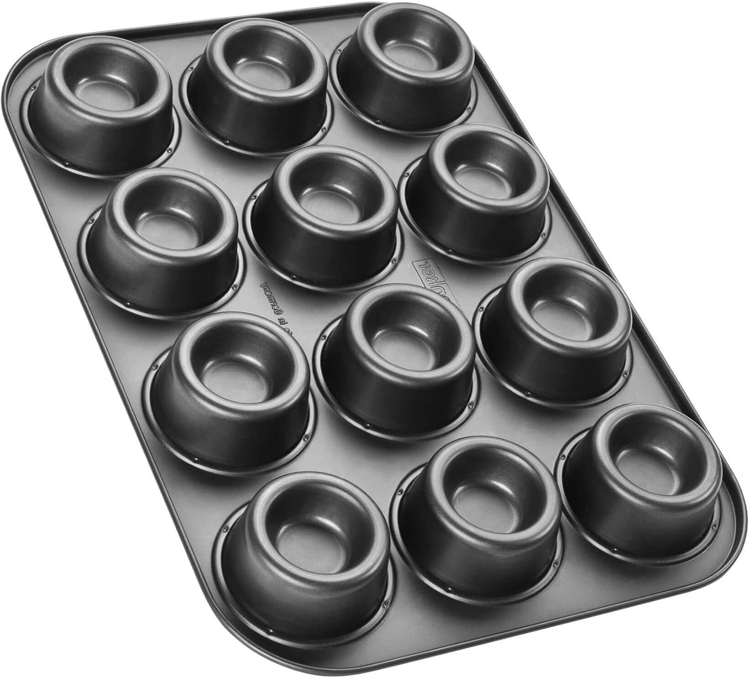 Zenker Stampo Cupcakes 12 Impronte Ø7cm, Antiaderente Nero - immagine 2