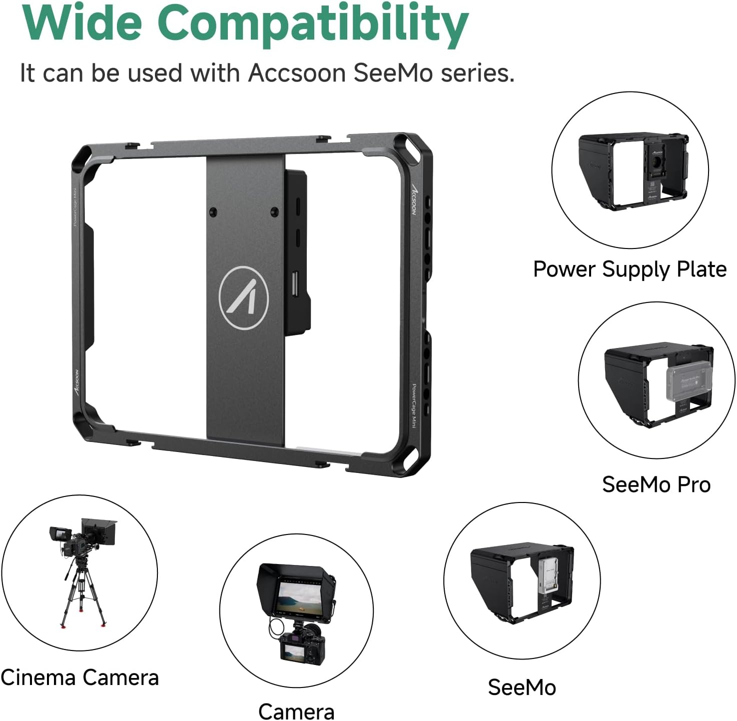 Accsoon 8.3" PowerCage Mini per iPad Mini 6 - immagine 6