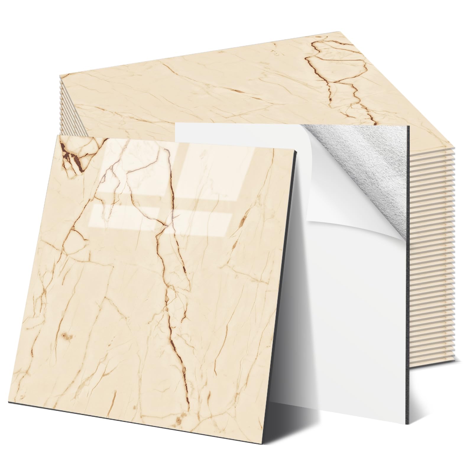 Piastrelle Autoadesive da Parete 30x30 cm (44 pezzi)