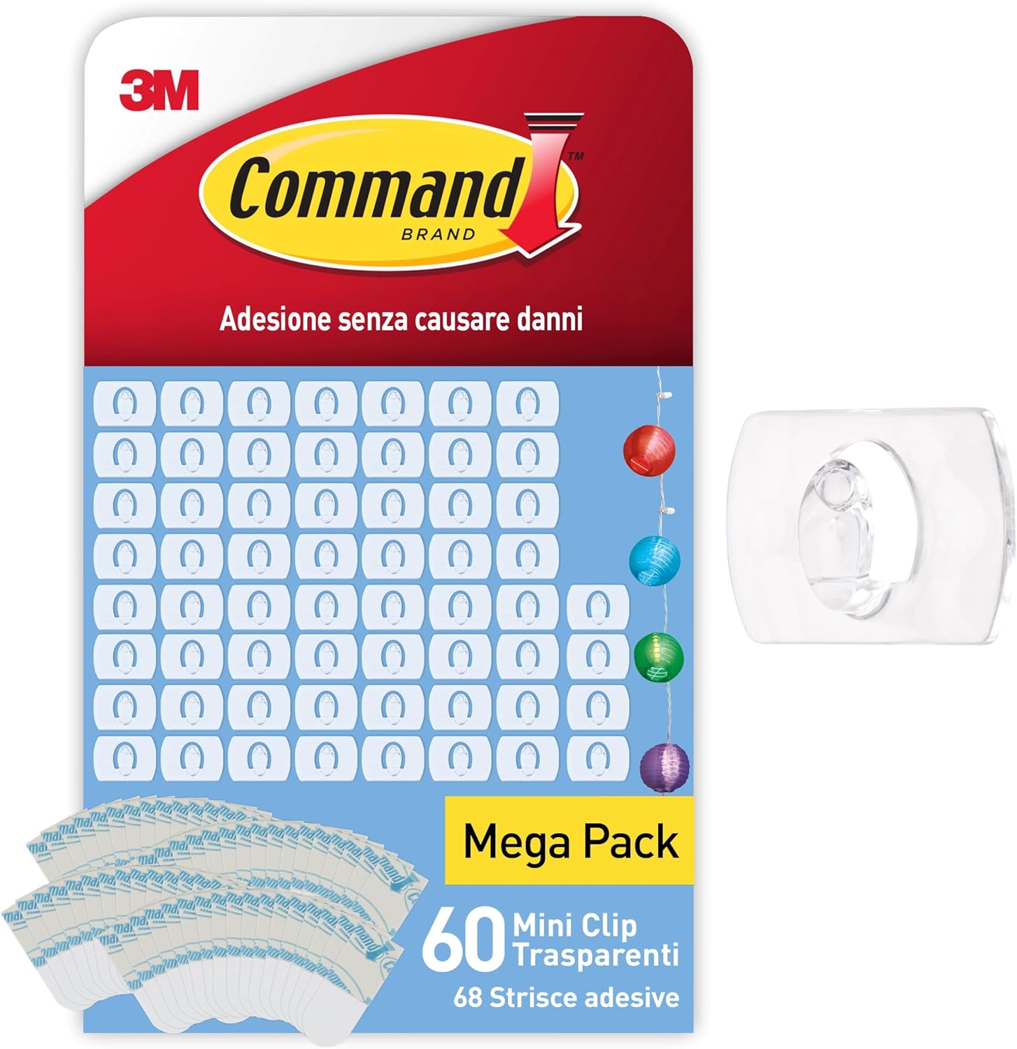 Command Clip Trasparenti per Decorazioni - immagine 1
