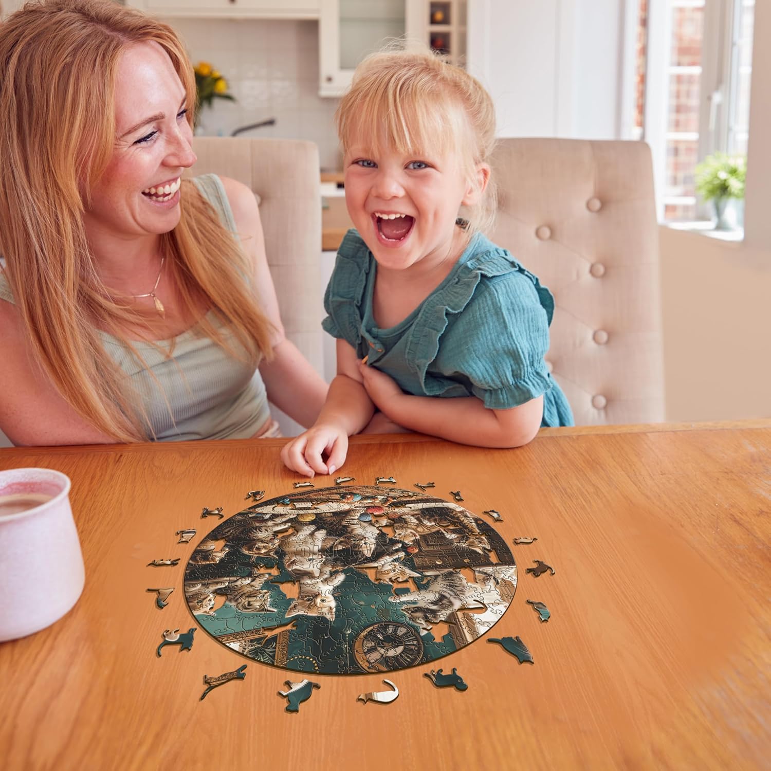 Iconic Puzzles - Gattini Giocosi, Puzzle in Legno 350 Pezzi - immagine 2