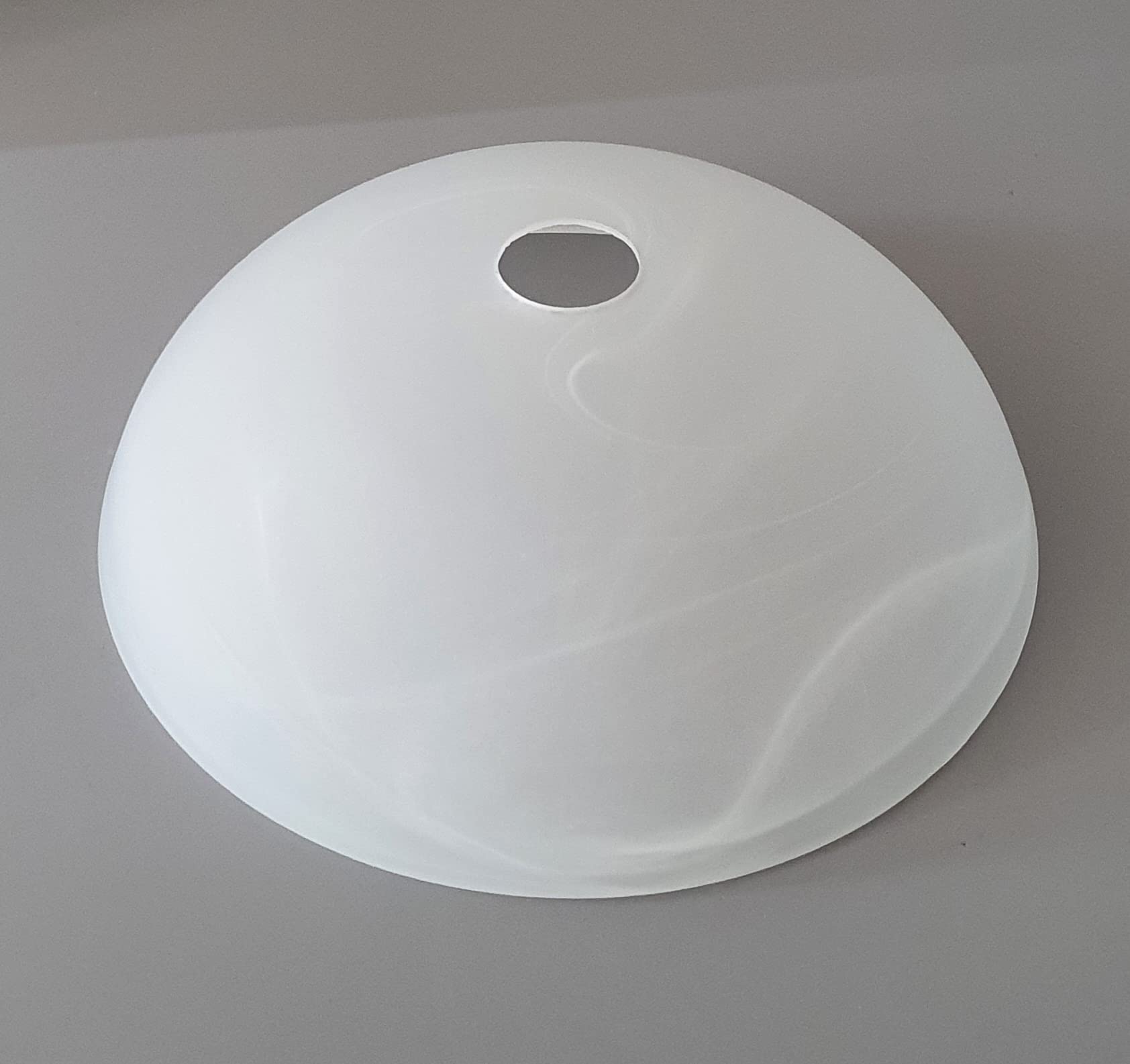 Mikado, paralume di ricambio in vetro, 30 cm, colore: alabastro