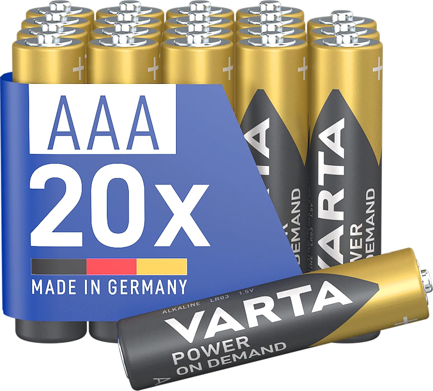Varta Batterie AAA Alcaline 1.5V - Confezione da 20 - immagine 1