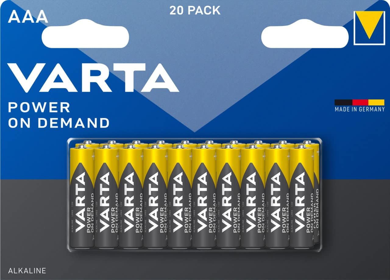 Varta Batterie AAA Alcaline 1.5V - Confezione da 20 - immagine 2