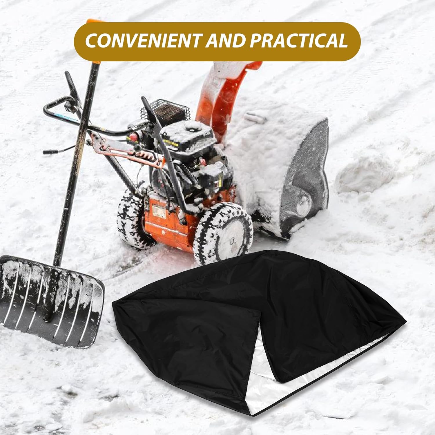 Yardwe Copertura Spazzaneve per Auto e Trattore - immagine 6