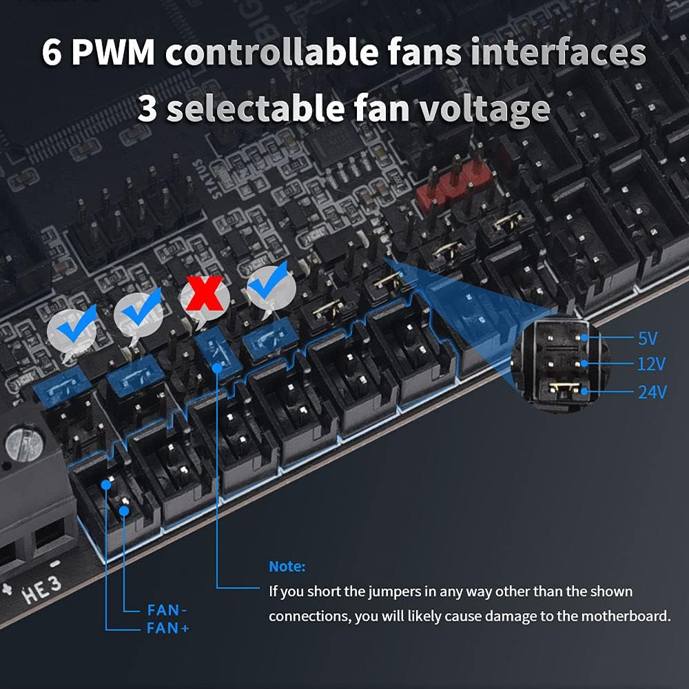 Bigtreetech Octopus V1.1 Scheda Madre 32bit per Stampante 3D - immagine 5