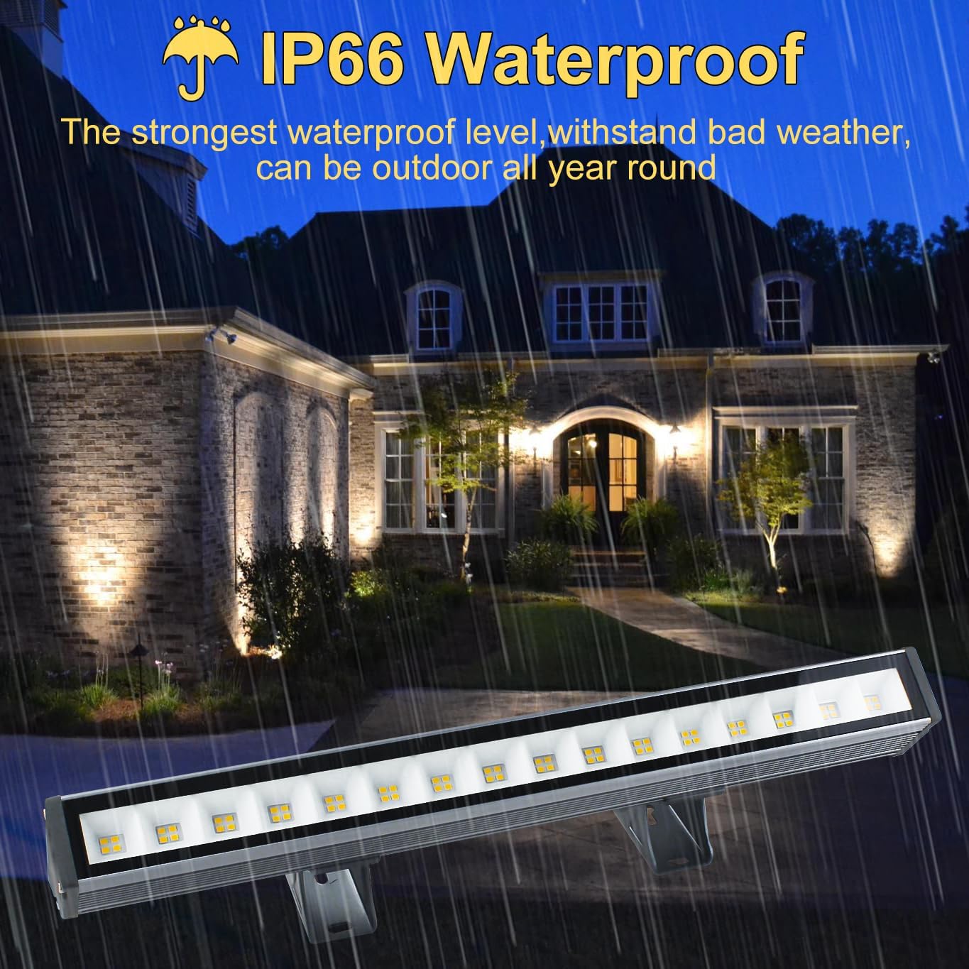 Createstar 2 Faretti LED da Esterno 48W 3000K - immagine 3