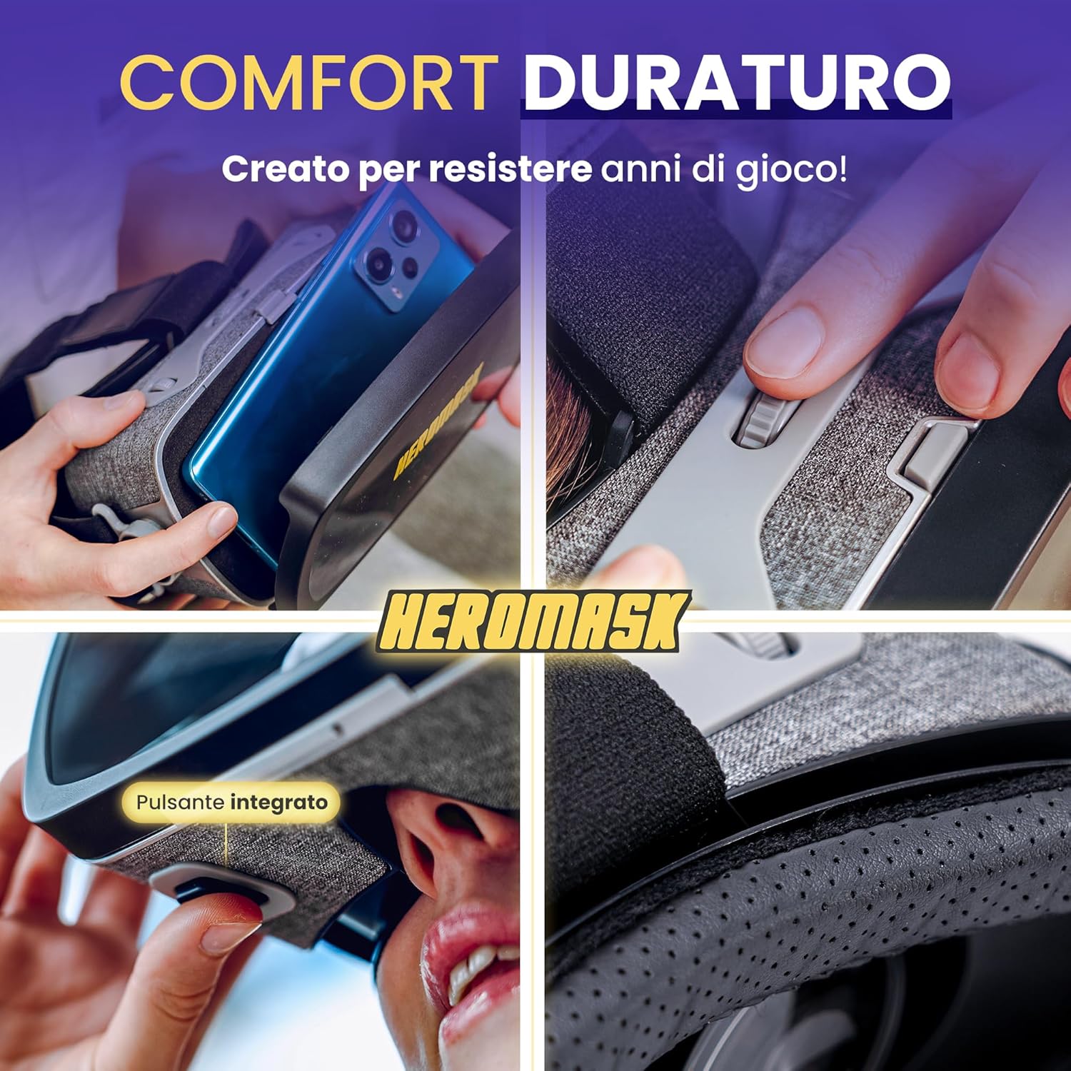 Heromask - Visore Realtà Virtuale Bambini + Giochi Educativi - immagine 8