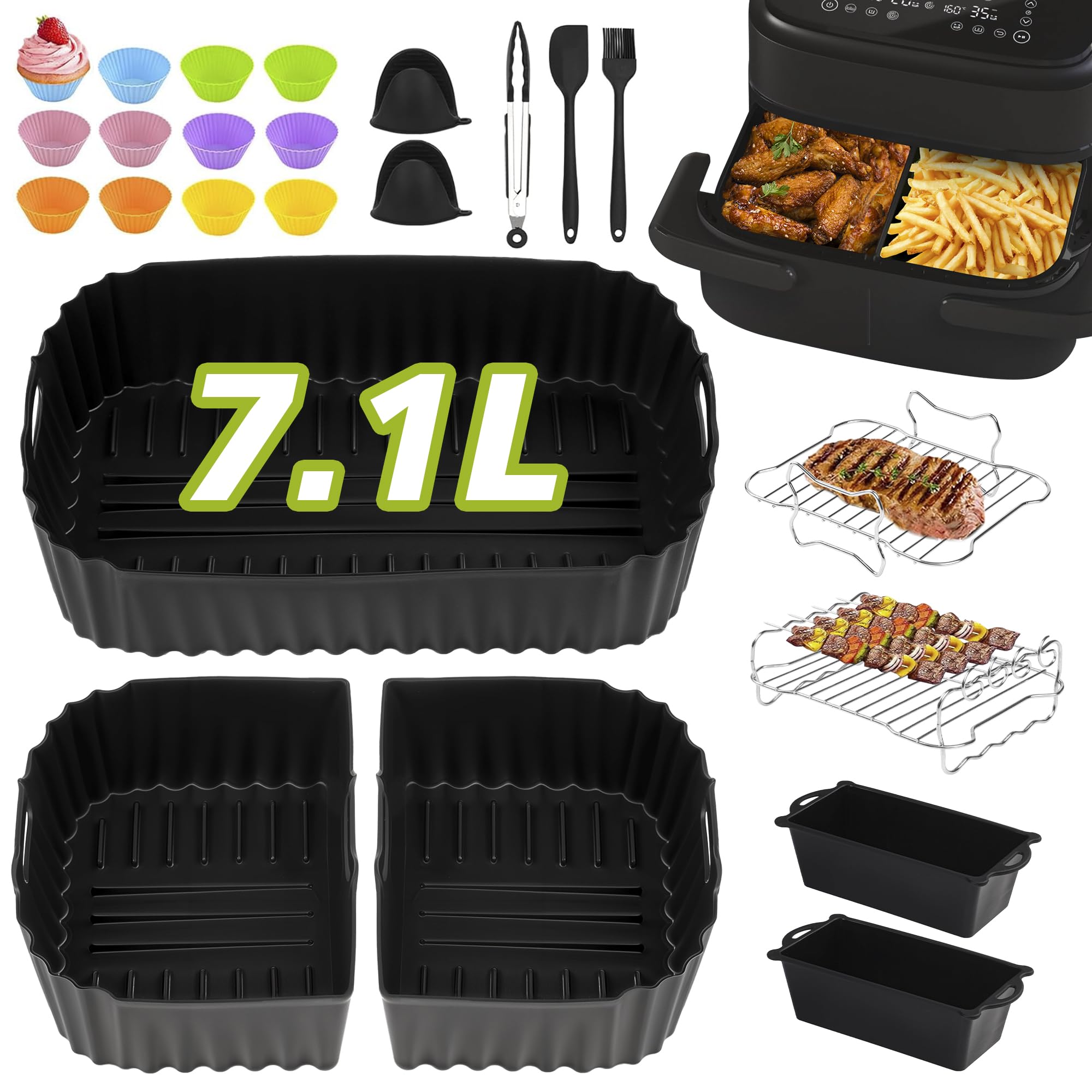 Teglie in Silicone per Friggitrice ad Aria Philips Air Fryer