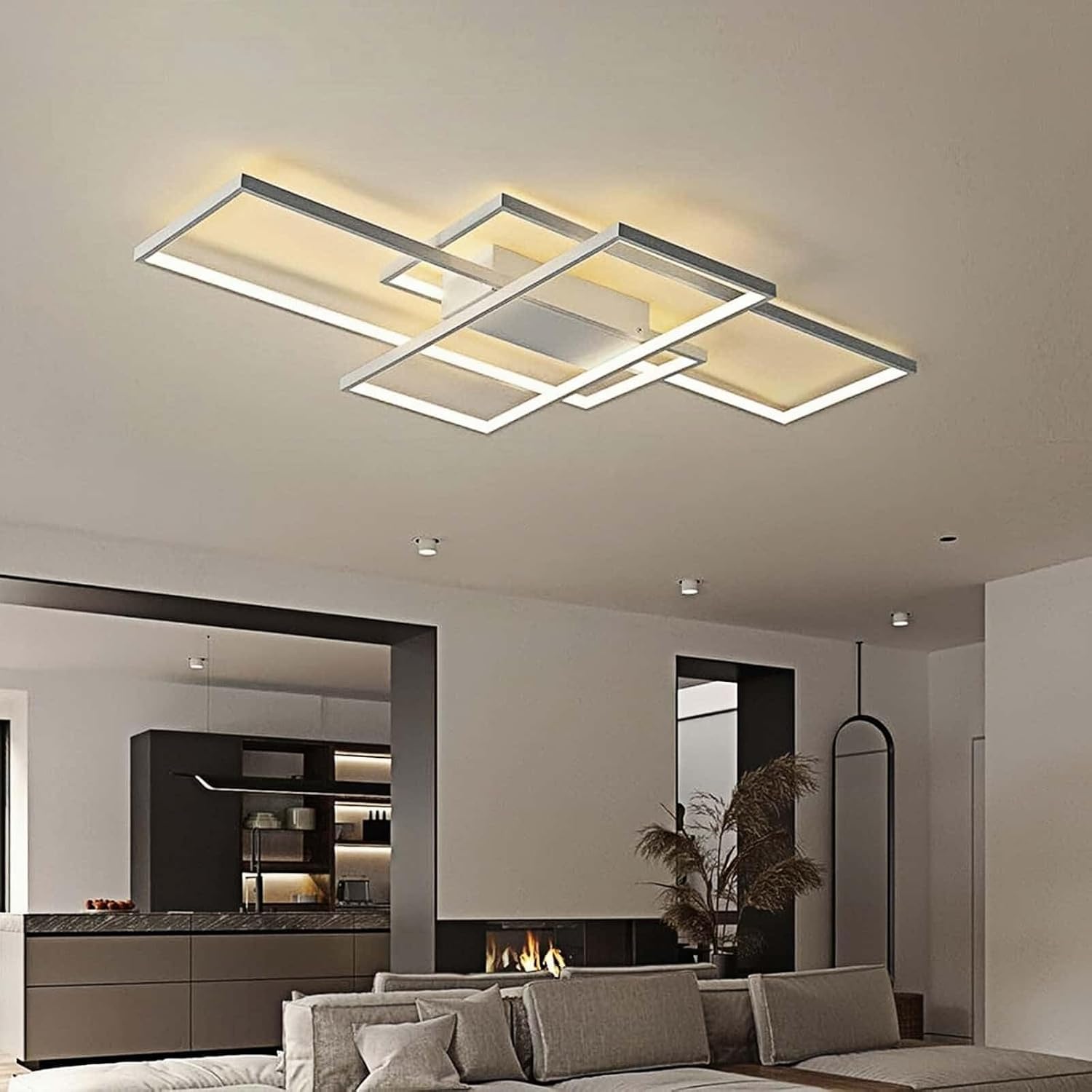 Plafoniera LED Soffitto Moderna Dimmabile - immagine 2