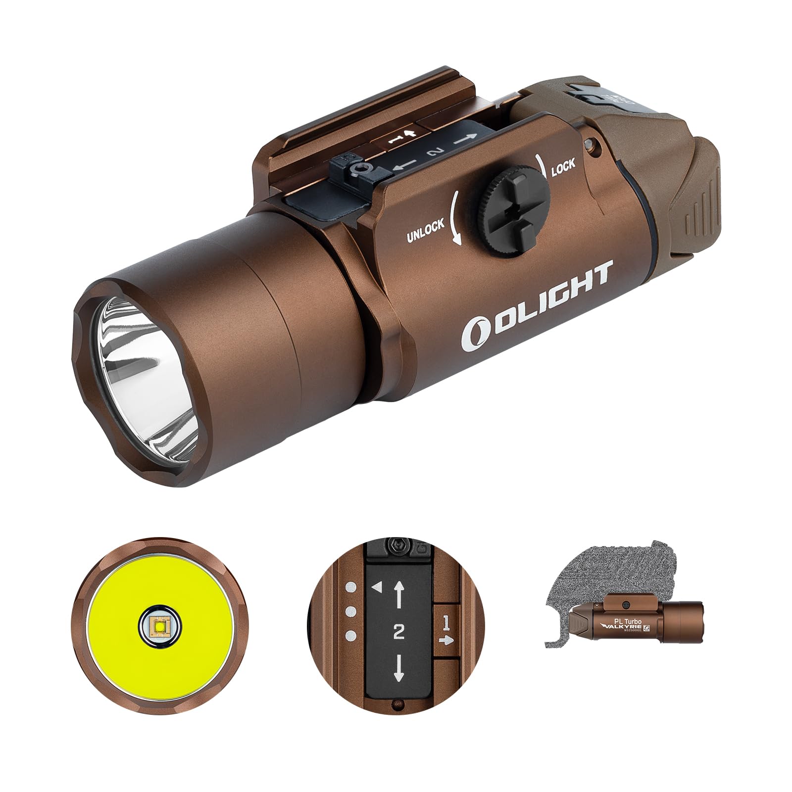 OLIGHT PL-Turbo Valkyrie 800 Lumen, Desert