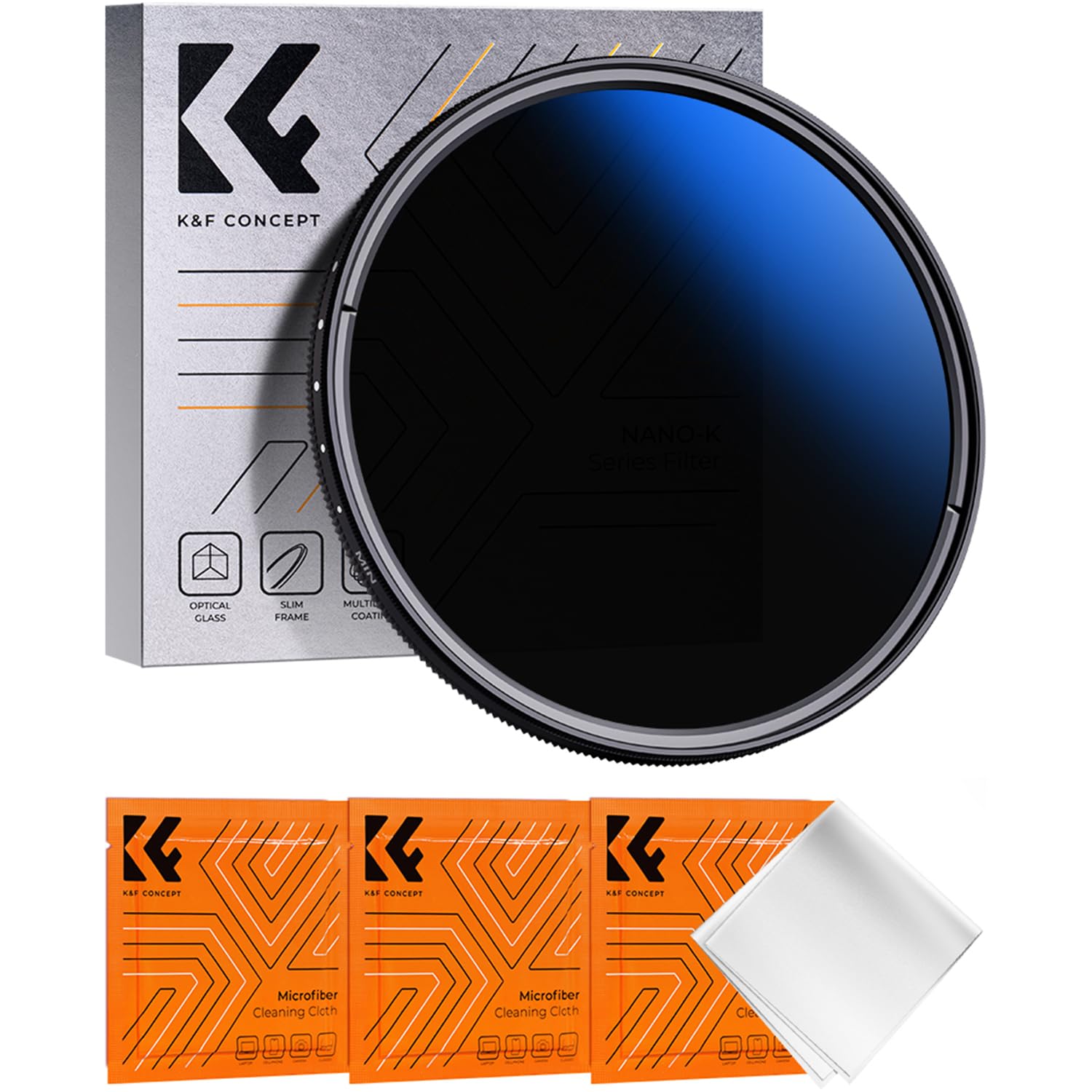 K&f Concept Nano-Klear 82mm ND2-2000 Filtro Variabile