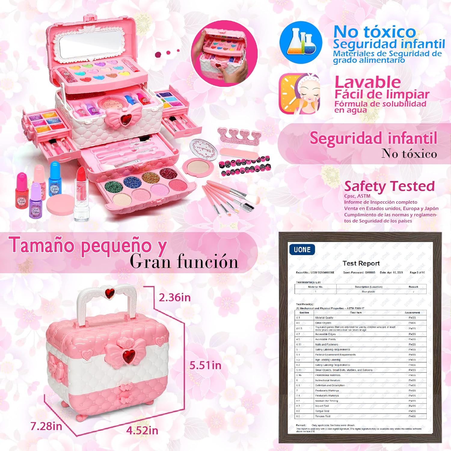 Set Trucchi per Bambine Anallergici - Valigetta Giocattolo - immagine 6