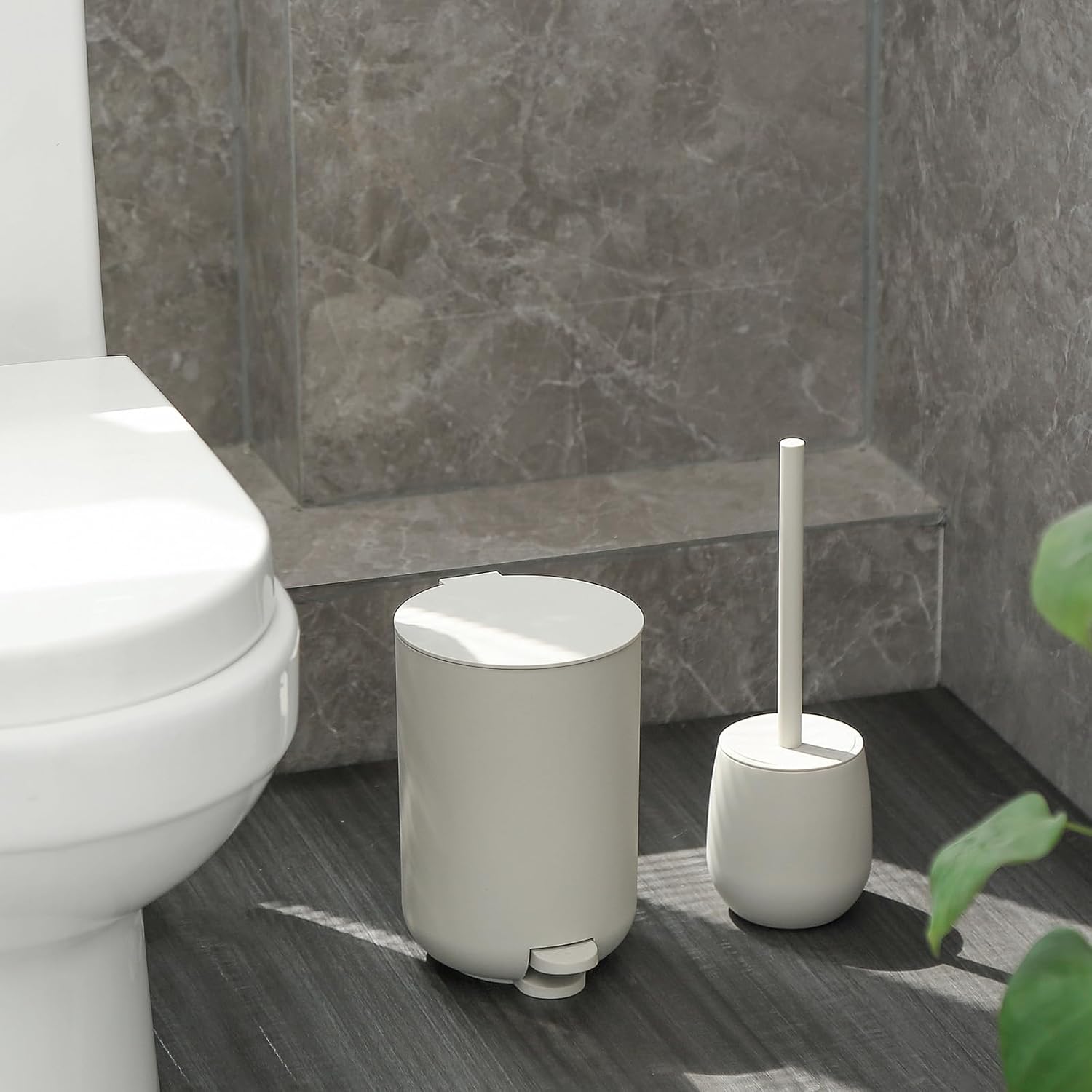 Set Bagno Accessori Completo Beige Moderno - immagine 8