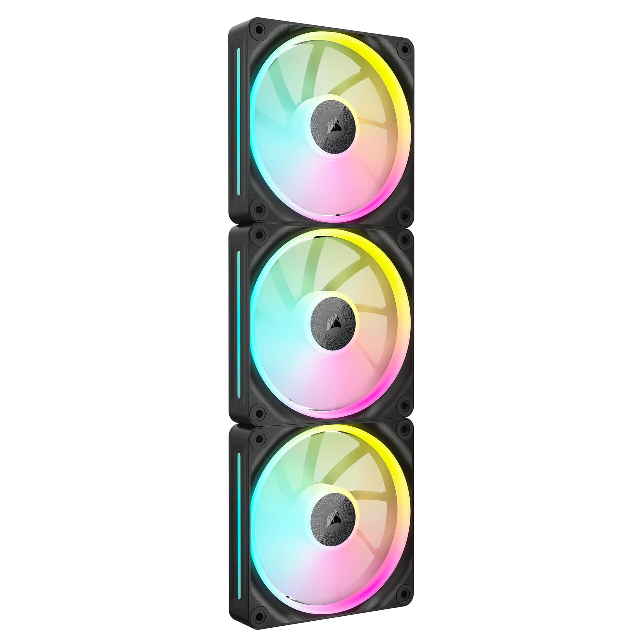 Corsair iCUE LINK LX120 RGB - Ventole PWM 120mm Tripla, Nero