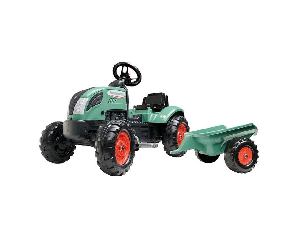 Falk Trattore a Pedali Farm Lander con Rimorchio