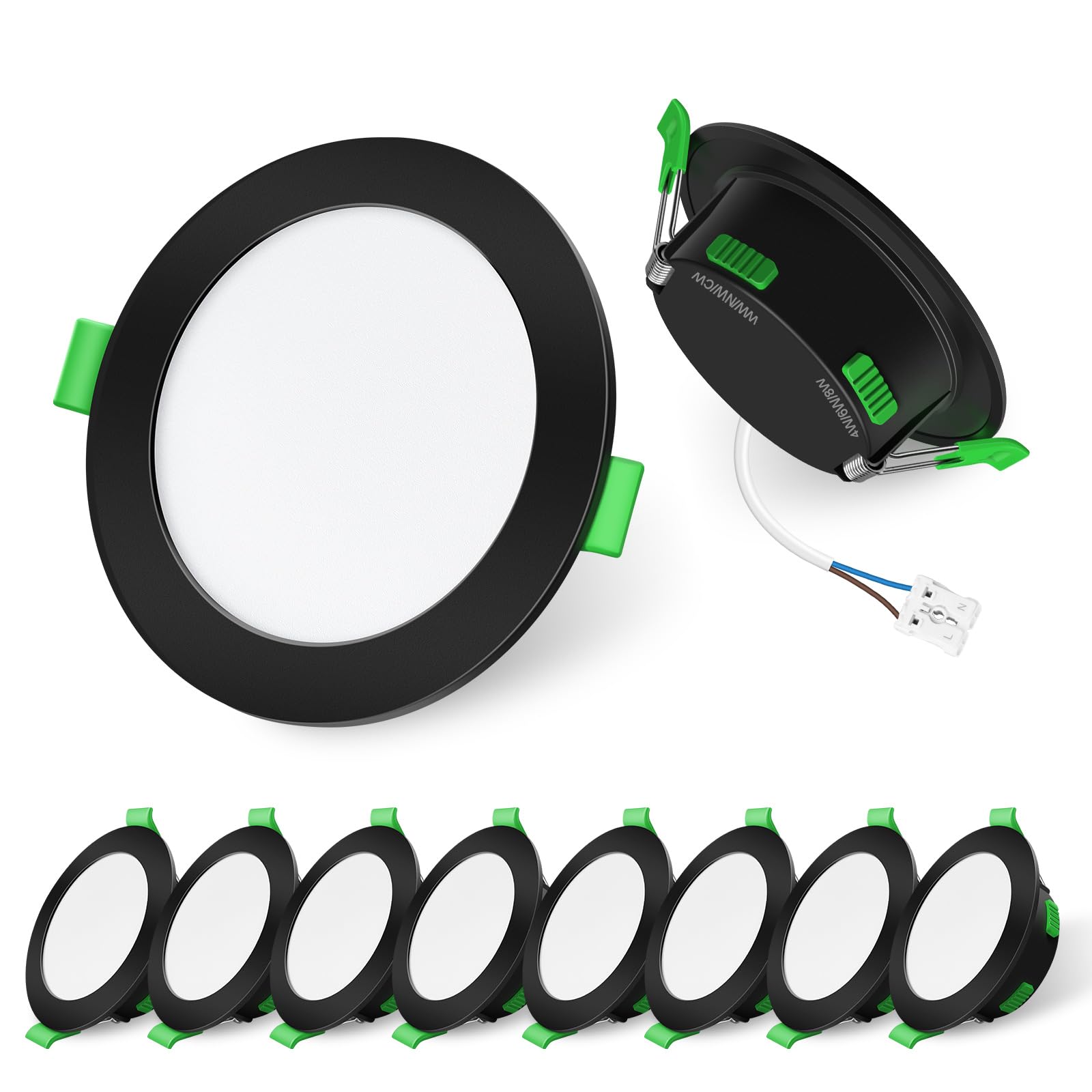 Alusso Lighting - Faretto LED Incasso Dimmerabile IP44 (10 pz)