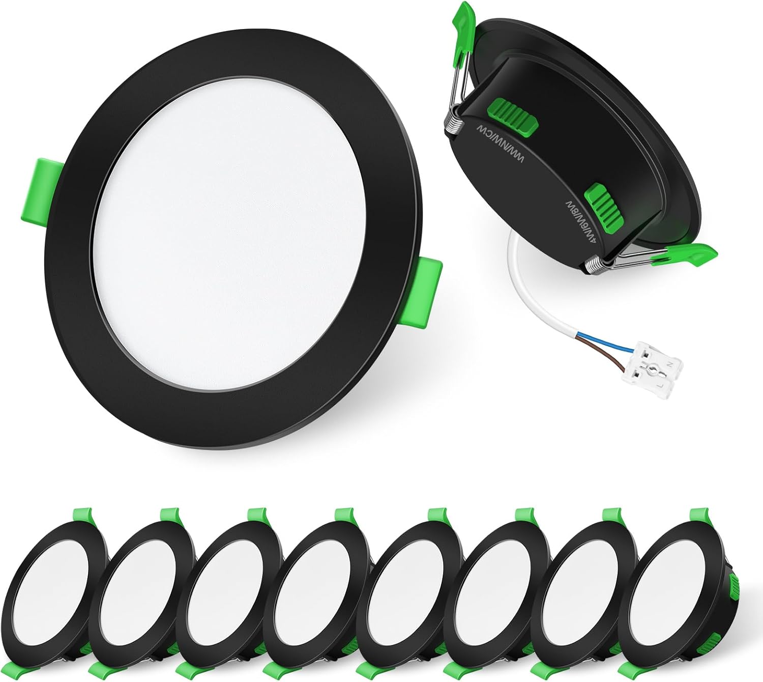 Alusso Lighting - Faretto LED Incasso Dimmerabile IP44 (10 pz) - immagine 1